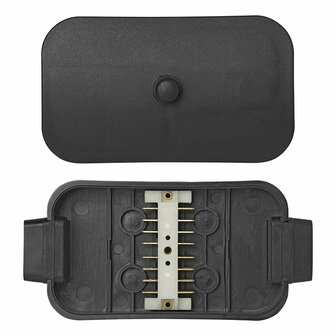 Caja de conexion de cables de plastico de 8x4 pines PM