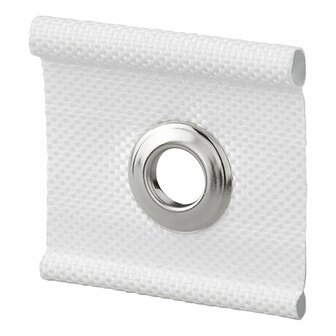 Percha con ojal para riel de tienda de campana de 5 6 mm y 7 8 mm - juego de 6 piezas