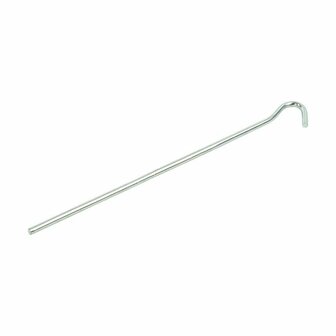 Estaca de tienda de metal de 22 cm con ojo abierto  10 piezas en bolsa de plastico