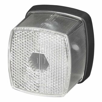 Lampara de galibo blanca 66x62mm con reflector
