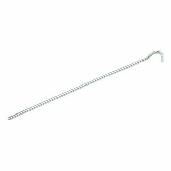 Estaca de tienda de metal de 25 cm con ojo abierto  10 piezas en bolsa de plastico