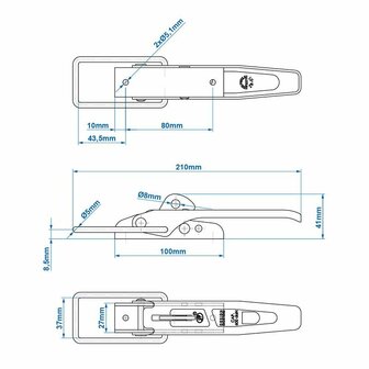 Cerradura de tension SPP ZB-01