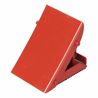 Calzo de rueda plegable metalico