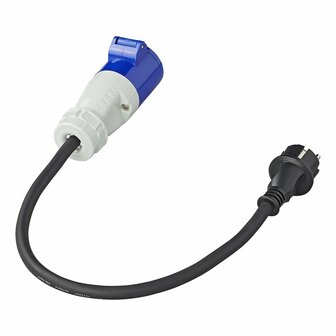 Cable alargador 40cm 3x2 5mm&sup2; de enchufe Schuko a CEE