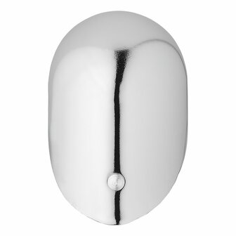 Tapa de barra de remolque de metal cromado plegable