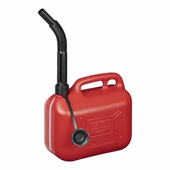 Bidon de 5L de plastico rojo homologado por la ONU