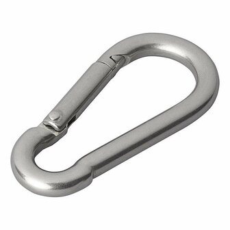 Mosqueton de acero inoxidable 8x80mm 2 piezas