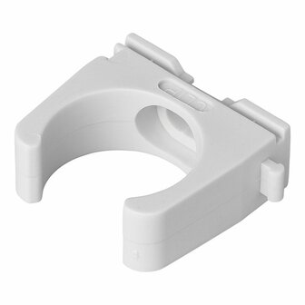 Abrazadera para tubo de desague de 28 mm de diametro  juego de 3 piezas.