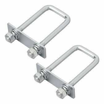 Soporte en U angular de 40 mm - juego de 2 piezas