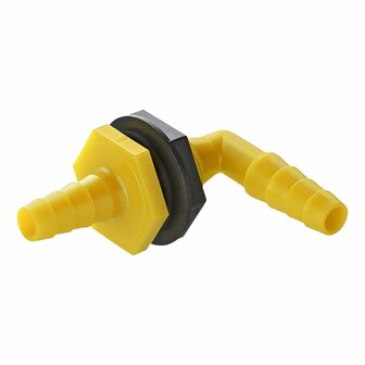 Pasamuros para deposito de agua en angulo recto con ojales de 10x12 mm