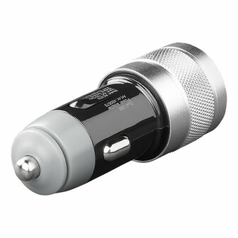 Cargador USB tipo A+C bidireccional 12V 24V 3100mA