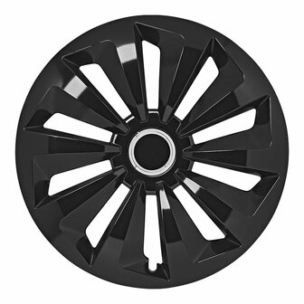 Cubierta de rueda Fox negra de 16 pulgadas