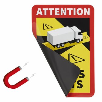 Pegatina magnetica &iexcl;Atencion  angeles Morts!Camion