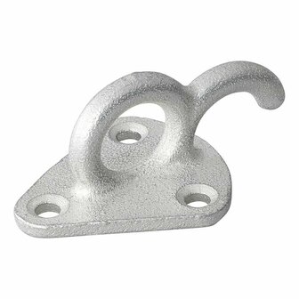 Gancho de cuerda de metal con ojo 70x45mm 5 piezas