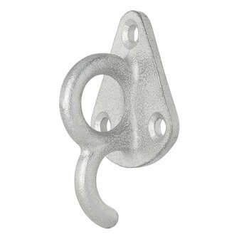 Gancho de cuerda de metal con ojo 70x45mm 5 piezas
