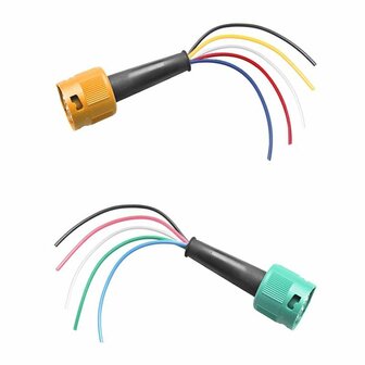 Juego de conexion de 5 polos 15 cm para luces traseras