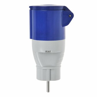 Enchufe adaptador Schuko a CEE