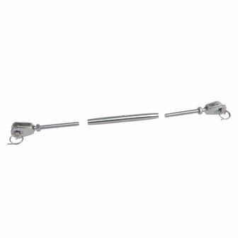 Tensor de manopla M5 para vela  2 5 mm  acero inoxidable A4 AISI 316