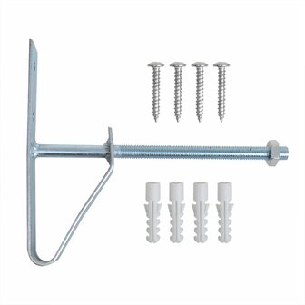 Juego de 2 soportes para neumaticos para montaje en pared