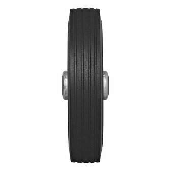 Llanta de rueda de morro de metal con neumatico de caucho 200x50mm