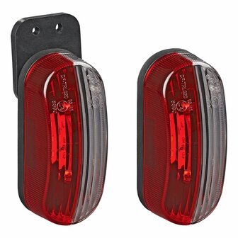 Luz de ancho LED roja blanca derecha