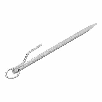 Piqueta de tierra de 41cm con gancho y anilla