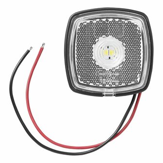Lampara de senalizacion 9-30V blanca 61 x 61 mm LED
