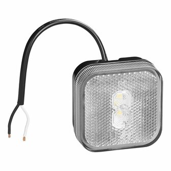 Lampara de galibo 12 24V blanca 65 x 65 mm LED
