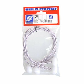 Aglutinante de vela con bolas de plastico  2 piezas en bolsa  40 cm  color blanco