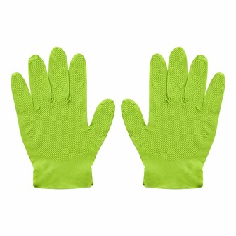 Guantes de nitrilo Gripp-It M verde caja dispensadora de 50 piezas