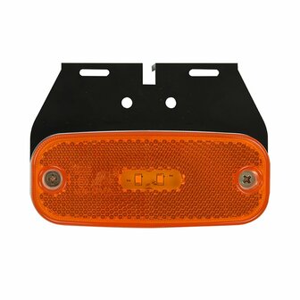 Luz de posicion lateral 10-30V naranja 110x45mm LED con soporte