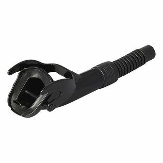 Pico vertedor metalico negro flexible apto para gasolina y diesel