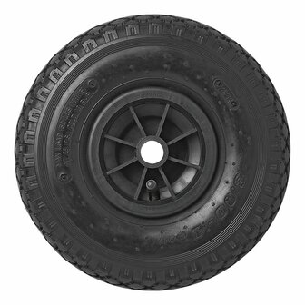 Neumatico de rueda de nariz con llanta de plastico y neumatico de 260x85 mm