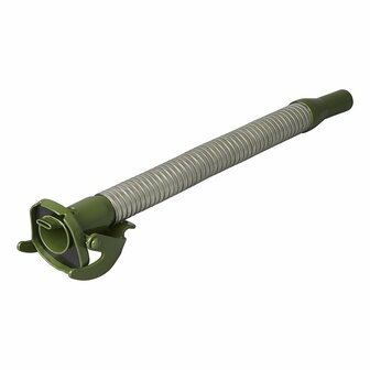 Pico vertedor metalico flexible apto para gasolina de 20 mm