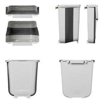 Cubo de basura plegable de 8L para caravana camper