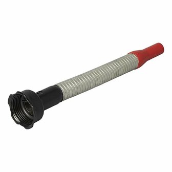 Pico vertedor metalico flexible apto para gasolina de 20 mm (art. 530090 - 530091 - 530092)