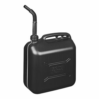 Bidon de 20L de plastico negro homologado por la ONU