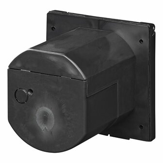 Caja de entrada de pared CEE cuadrada negra