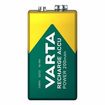 Bateria recargable Varta Accu Power de 9 V y 200 mAh