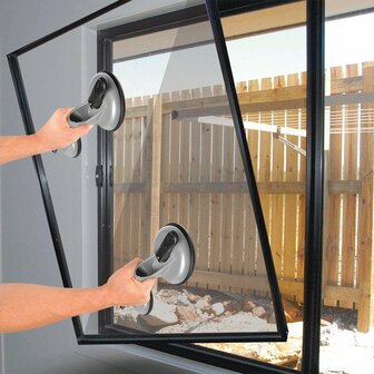 Elevador de vacio de aluminio con 2 ventosas