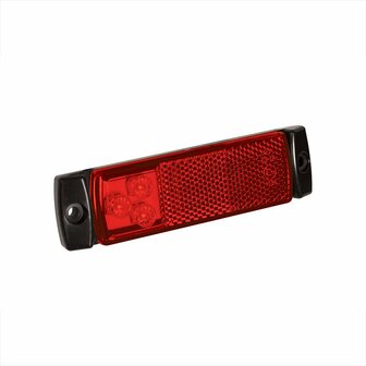Lampara de galibo 12 24V roja 126x30mm LED