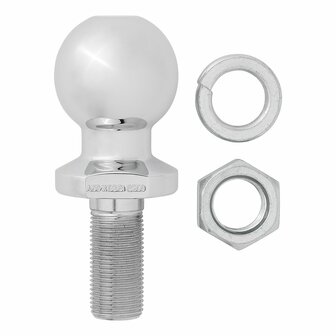 Bola de remolque recta M22 x 50 mm homologada tipo E