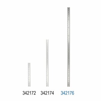 Riel de encuadernacion de aluminio de 100 cm