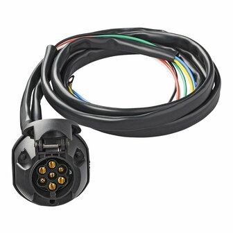 Kit cableado enganche remolque 7 pines PVC + cable 1 50M