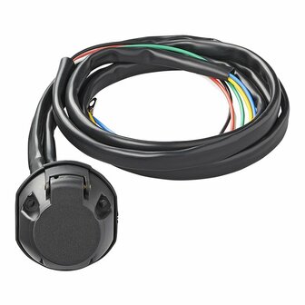 Kit cableado enganche remolque 7 pines PVC + cable 1 50M