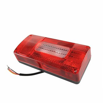 Luz trasera 6 funciones 215x100mm izquierda