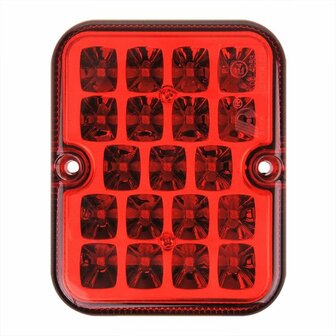 Luz antiniebla trasera 100x81mm 19LED