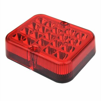 Luz antiniebla trasera 100x81mm 19LED