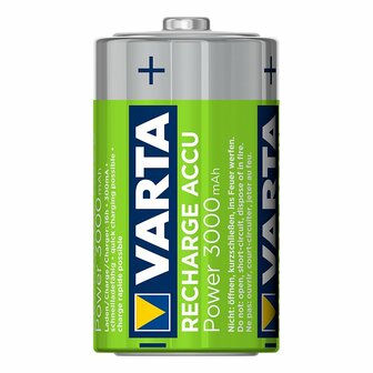Pilas recargables Varta Accu Power D 3000 mAh 2 unidades