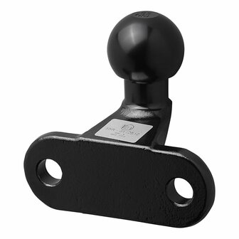 Bola de remolque negra en angulo D17.2 S350 homologada tipo E